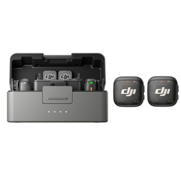 DJI Mic 3 (2 TX + 1 RX + Charging Case) New-In-Box at Roberts Camera