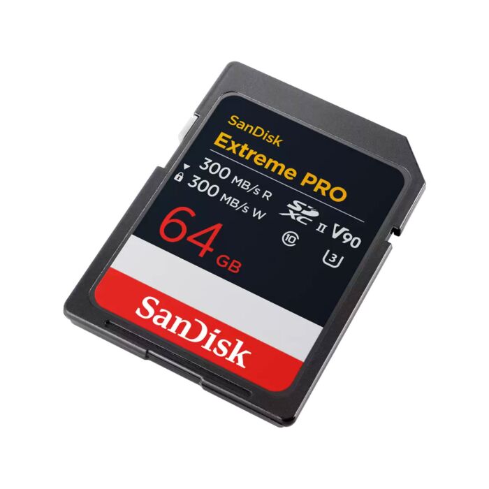 SanDisk Extreme PRO SD V90 UHS-II Card (64GB) New-In-Box at