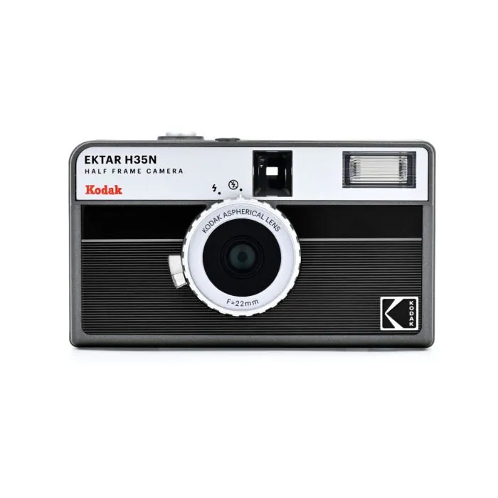 KODAK EKTAR H35N Half Frame Film Camera (Striped Black)
